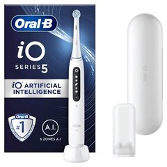 Oral-B iO Series 5 Quite White цена и информация | Электрические зубные щетки | kaup24.ee