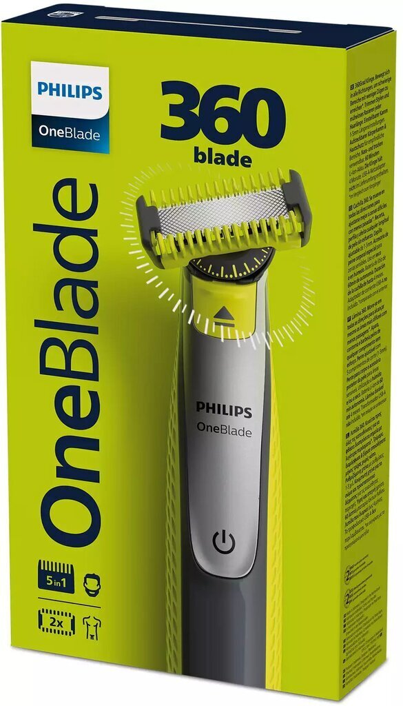 Philips OneBlade 360 QP2834/20 hind ja info | Pardlid | kaup24.ee