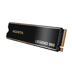 ADATA LEGEND 960 M.2 4000 GB PCI Express 4.0 3D NAND NVMe hind ja info | Sisemised kõvakettad (HDD, SSD, Hybrid) | kaup24.ee