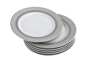 Taldrikute komplekt, 6 tk, 17cm Amaro Silver цена и информация | Посуда, тарелки, обеденные сервизы | kaup24.ee