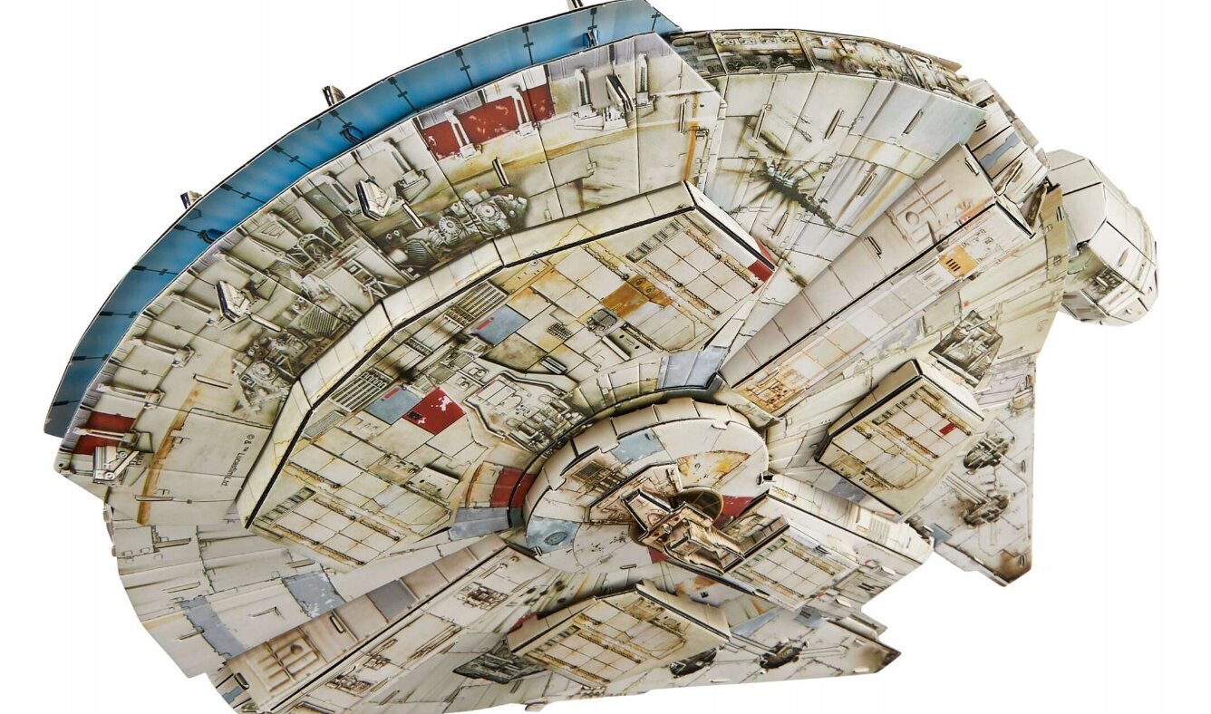 Star Wars Falcon Millennium Ship 3D-mudeli pusle 43cm hind ja info | Pusled | kaup24.ee