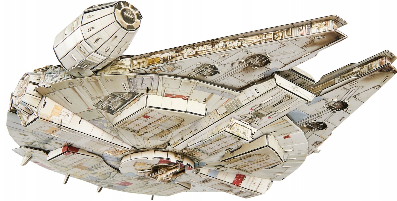 Star Wars Falcon Millennium Ship 3D-mudeli pusle 43cm hind ja info | Pusled | kaup24.ee