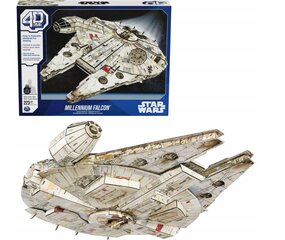 Star Wars Falcon Millennium Ship 3D-mudeli pusle 43cm hind ja info | Pusled | kaup24.ee