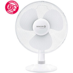 Lauaventilaator Sencor 40cm SFE4037WH, valge hind ja info | Ventilaatorid | kaup24.ee