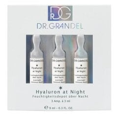 Ампулы с эффектом лифтинга Hyaluron at Night Dr. Grandel (3 мл) цена и информация | Сыворотки для лица, масла | kaup24.ee