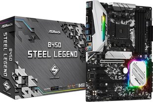 ASRock B450 STEEL LEGEND hind ja info | Emaplaadid | kaup24.ee