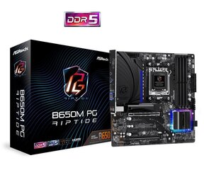 ASRock B650M PG RIPTIDE AM5 Ryzen 7000 AMD B650 hind ja info | Emaplaadid | kaup24.ee