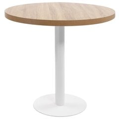 bistroolaud, helepruun, 80 cm, MDF hind ja info | Köögi- ja söögilauad | kaup24.ee