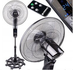 Seisuventilaator Powermat ST-5, 80W, 135 cm, must hind ja info | Ventilaatorid | kaup24.ee