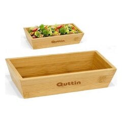 Блюдо Quttin, бамбук, 20 x 20 x 5 см цена и информация | Посуда, тарелки, обеденные сервизы | kaup24.ee
