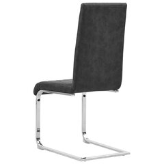 Консольные стулья для столовой, 2шт, 43x99 см. черные цена и информация | Стулья для кухни и столовой | kaup24.ee