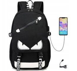 Светящийся в темноте рюкзак с аксессуарами Marshmello USB, 35 л цена и информация | Школьные рюкзаки, спортивные сумки | kaup24.ee