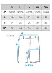 Lühikesed püksid mehed Ombre W530 hind ja info | Meeste lühikesed püksid | kaup24.ee