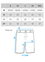 Lühikesed püksid mehed Ombre W530 hind ja info | Meeste lühikesed püksid | kaup24.ee