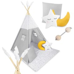 Teepee telk lastele NK-406 Nukido, hall hind ja info | Mänguväljakud, mängumajad | kaup24.ee