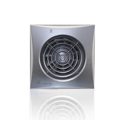 Vannitoa ventilaator Soler&amp;Palau Silent-100 CRZ Silver reguleeritava taimeriga hind ja info | Vannitoa ventilaatorid | kaup24.ee