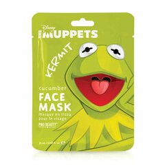 Маска для лица Mad Beauty The Muppets Kermit, огурец, 25 мл цена и информация | Маски для лица, патчи для глаз | kaup24.ee