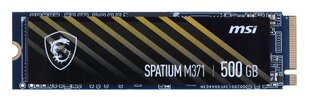 MSI SPATIUM M371, 500GB (S78-440K160-P83) цена и информация | Внутренние жёсткие диски (HDD, SSD, Hybrid) | kaup24.ee