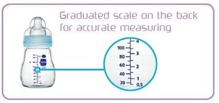 Klaaspudel Mam Premium, roosa, 2 kuud+, 260 ml цена и информация | Бутылочки и аксессуары | kaup24.ee