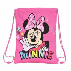 Рюкзак со шнурами Minnie Mouse (26 x 34 x 1 см) цена и информация | Школьные рюкзаки, спортивные сумки | kaup24.ee