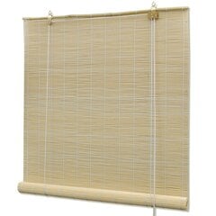 Naturaalset värvi bambusruloo 140 x 160 cm hind ja info | Voldikkardinad | kaup24.ee