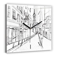Seinakell Provence'I Linna Joonis, 30x30 cm цена и информация | Часы | kaup24.ee