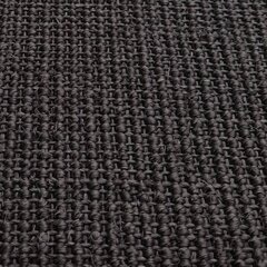 vaip naturaalne sisal 66x350 cm, must hind ja info | Vaibad | kaup24.ee