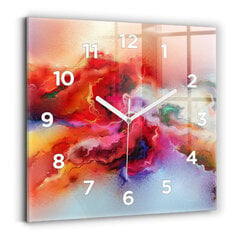 Seinakell Voolanud Värvid, 30x30 cm цена и информация | Часы | kaup24.ee