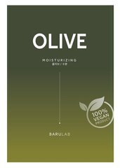 Тканевая маска с экстрактом оливы Barulab The Clean Vegan Olive, 23г цена и информация | Маски для лица, патчи для глаз | kaup24.ee