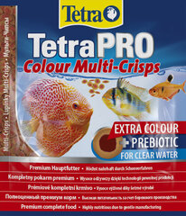 Toit troopilistele kaladele Tetra TetraPro Colour, 12 g hind ja info | Toit kaladele | kaup24.ee