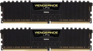 Corsair Vengeance LPX, DDR4, 8 Гбайт, 3200 МГц, CL16 (CMK8GX4M1E3200C16) цена и информация | Оперативная память (RAM) | kaup24.ee