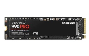 SSD Samsung 990 PRO M.2 PCIe NVMe (1 TB) hind ja info | Sisemised kõvakettad (HDD, SSD, Hybrid) | kaup24.ee