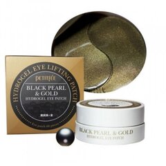 Petitfee Black Pearl &amp; Gold Hydrogel Eye Patch Silmapadjad, 60 tk цена и информация | Маски для лица, патчи для глаз | kaup24.ee