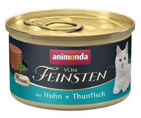 Animonda Vom Feinsten Mousse с курицей и тунцом, 85 г цена и информация | Кошачьи консервы | kaup24.ee