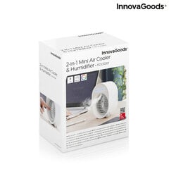 Mini ultraheli õhujahuti-niisutaja LED-iga Koolizer InnovaGoods hind ja info | Ventilaatorid | kaup24.ee