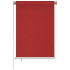 väliruloo, 100 x 140 cm, punane, HDPE hind ja info | Voldikkardinad | kaup24.ee