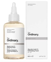 Отшелушивающий тоник The Ordinary  с гликолевой кислотой 7%, 100мл цена и информация | Аппараты для ухода за лицом | kaup24.ee