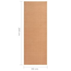 BCF vaipkate, beež, 80x200 cm hind ja info | Vaibad | kaup24.ee