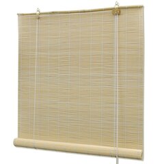 Ruloo , bambus 150 x 160 cm, naturaalne цена и информация | Рулонные шторы | kaup24.ee