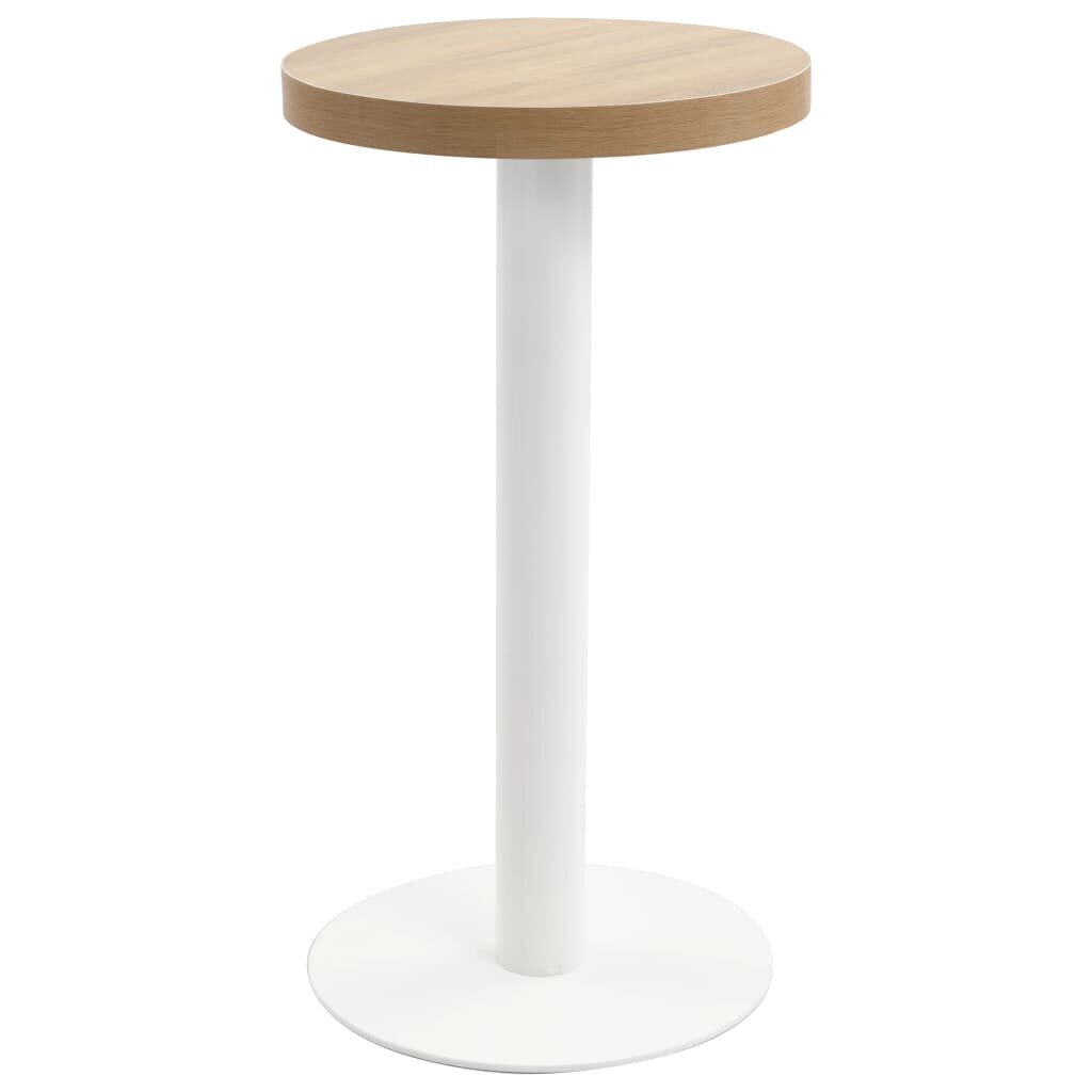 bistroolaud, helepruun, 40 cm, MDF hind ja info | Köögi- ja söögilauad | kaup24.ee