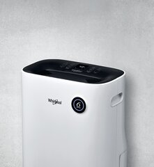 Осушитель воздуха Whirlpool DE20W5252 6.5 л 44 dB 420 W Black, белый цена и информация | Осушители воздуха, влагопоглотители | kaup24.ee