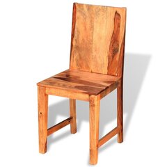 Обеденные стулья, 6 шт., массив дерева Sheesham цена и информация | Стулья для кухни и столовой | kaup24.ee