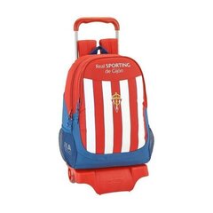 Школьный рюкзак с колесиками 905 Real Sporting de Gijón цена и информация | Школьные рюкзаки, спортивные сумки | kaup24.ee