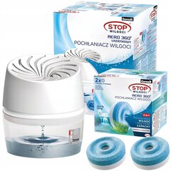 Ceresit Absorbent Vannitoa seade valge + 2x absorbeeriv tablett 450g Ceresit mägiveekoguja цена и информация | Осушители воздуха, влагопоглотители | kaup24.ee