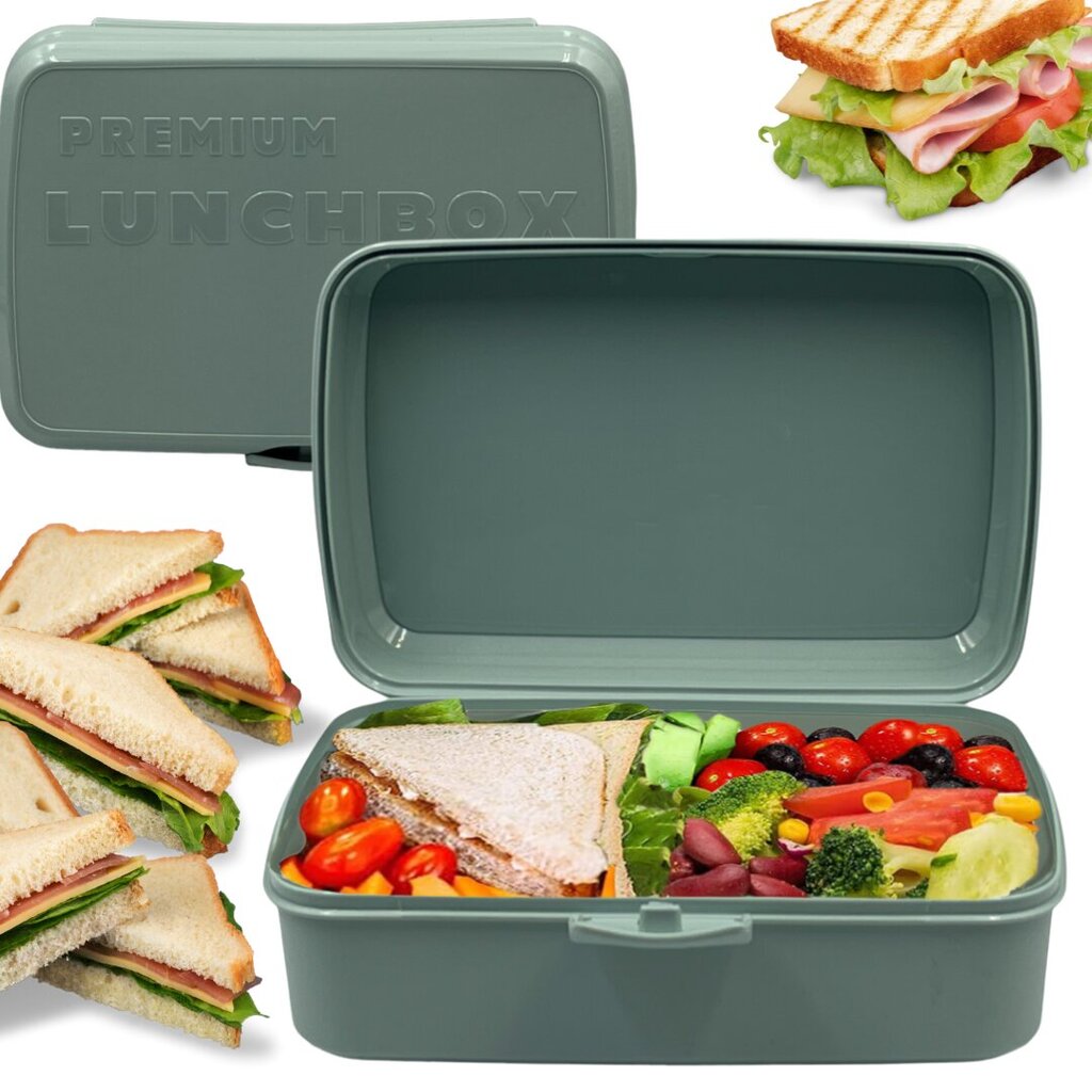 Lunchbox sandwich pocket roheline hind ja info | Toidu säilitusnõud | kaup24.ee