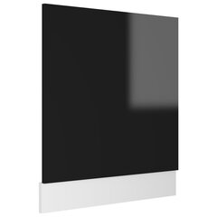 Nõudepesumasina paneel , must, 59,5x3x67 cm, puitlaastplaat цена и информация | Комплектующие для кухонной мебели | kaup24.ee