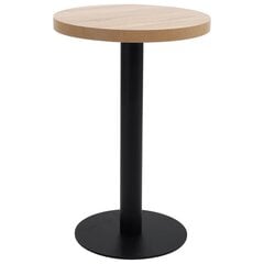 bistroolaud, helepruun, 50 cm, MDF hind ja info | Köögi- ja söögilauad | kaup24.ee