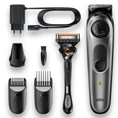 BT5360 habemetrimmer Braun / piirel цена и информация | Машинки для стрижки волос | kaup24.ee