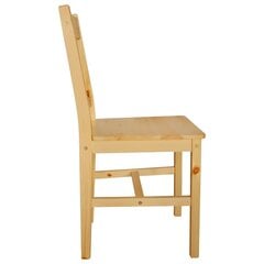 6 обеденных стульев, коричневые цена и информация | Стулья для кухни и столовой | kaup24.ee