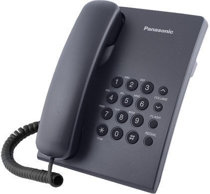 Panasonic KX-TS500PDB, must hind ja info | Lauatelefonid | kaup24.ee